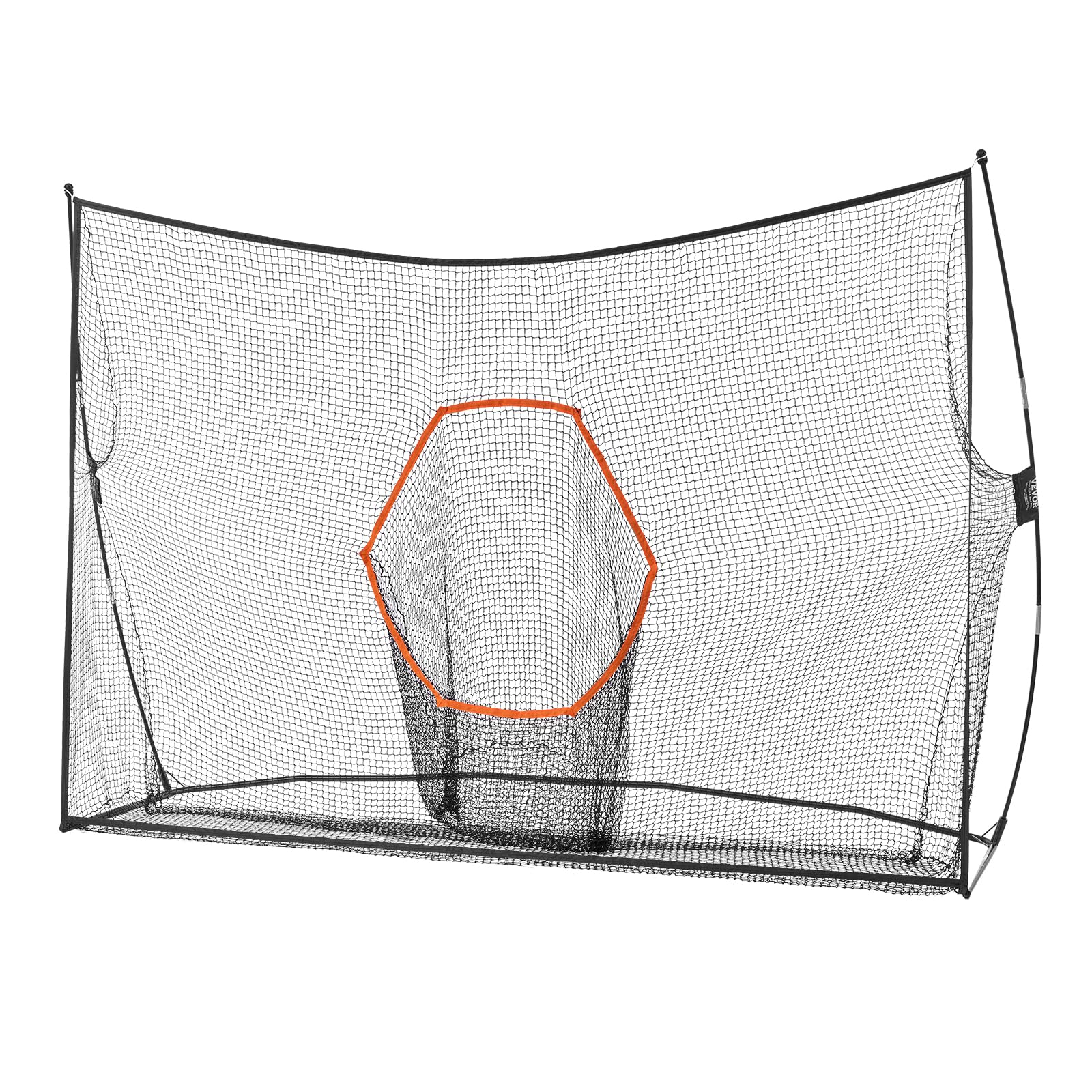 VEVOR Red de Práctica de Golf 329 x 95 x 217 cm Campo Personal Interior Exterior Portátil para Hogar Con Marco de Fibra de Vidrio y Bolsa de Transporte
