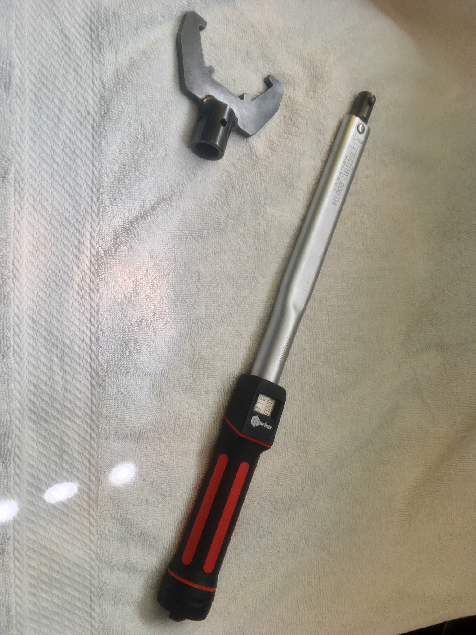 Norbar Pro 200 Adjustable Dual Scale Torque Handle 16mm Spigot 40-200Nm Spigot 40Nm - 200Nm
