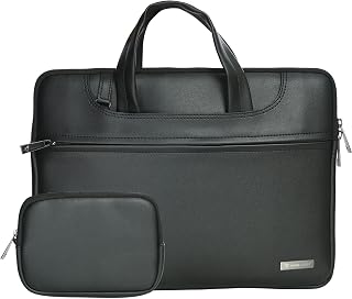 Vaku Luxos® DA Italiano 14 Inch Laptop Bag Leather Collection Messenger Organizer Shoulder Sling Office Bag for Men & Wome... Price In India