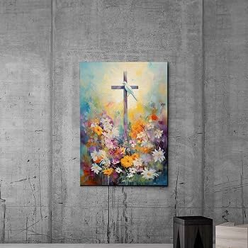 Amazon.com: Cross Art, Angel Art, Modern Christian Art
