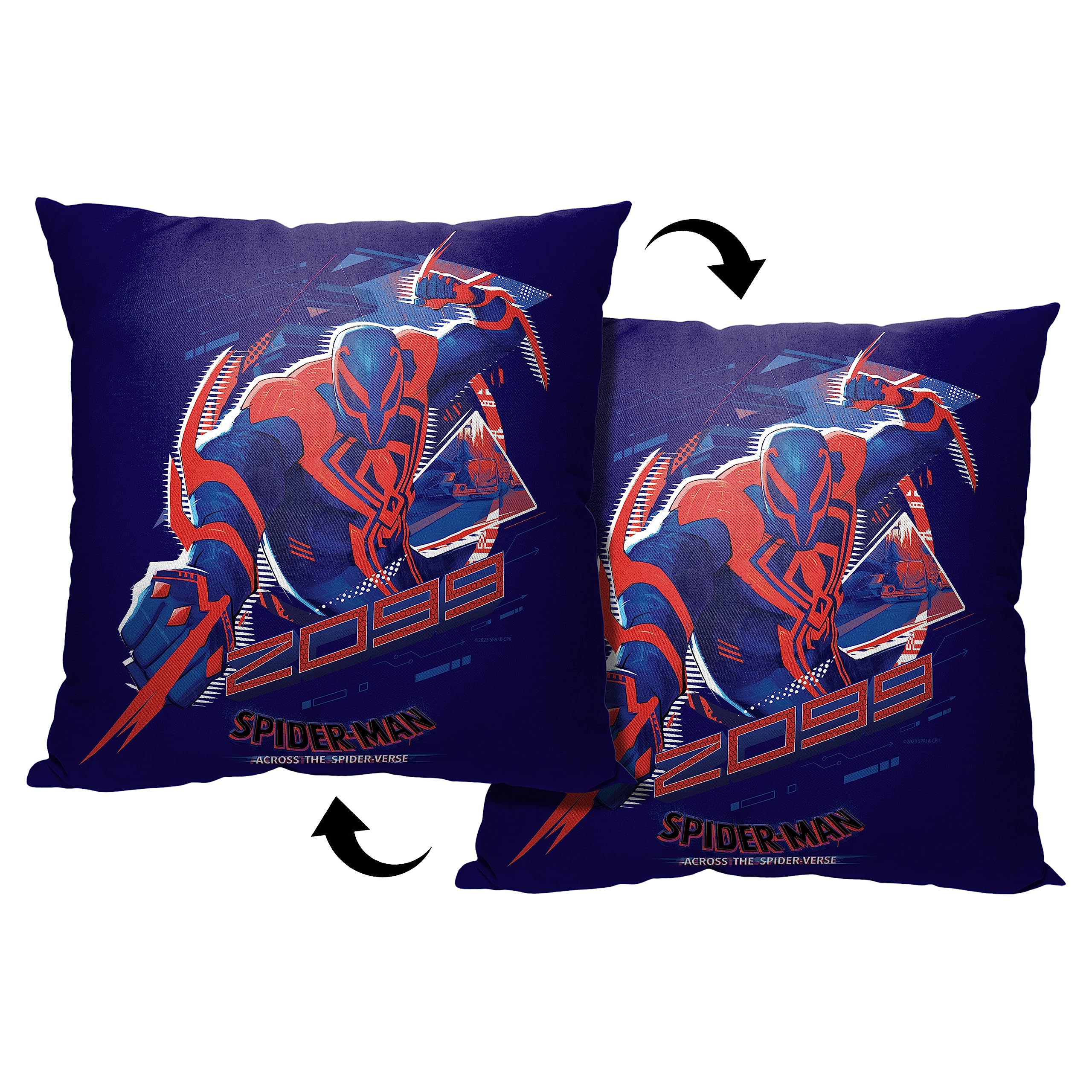 枕 katsuuuuuuuun Amazon｜Northwest スパイダーマン 枕 18インチ x 18インチ 2099
