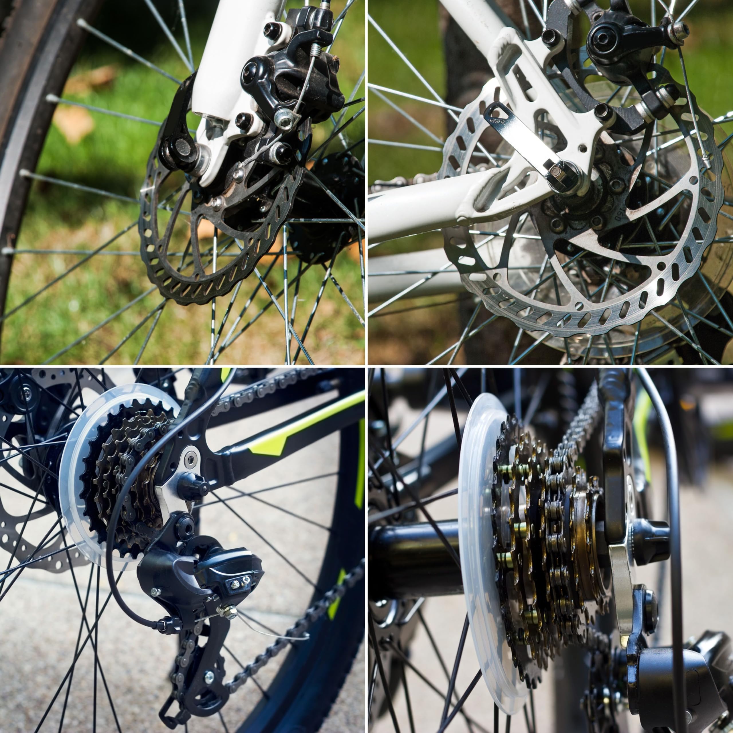Set sganci rapidi bici perno passante 5x100 5x135 130-135 mm anteriore posteriore MTB strada trekking