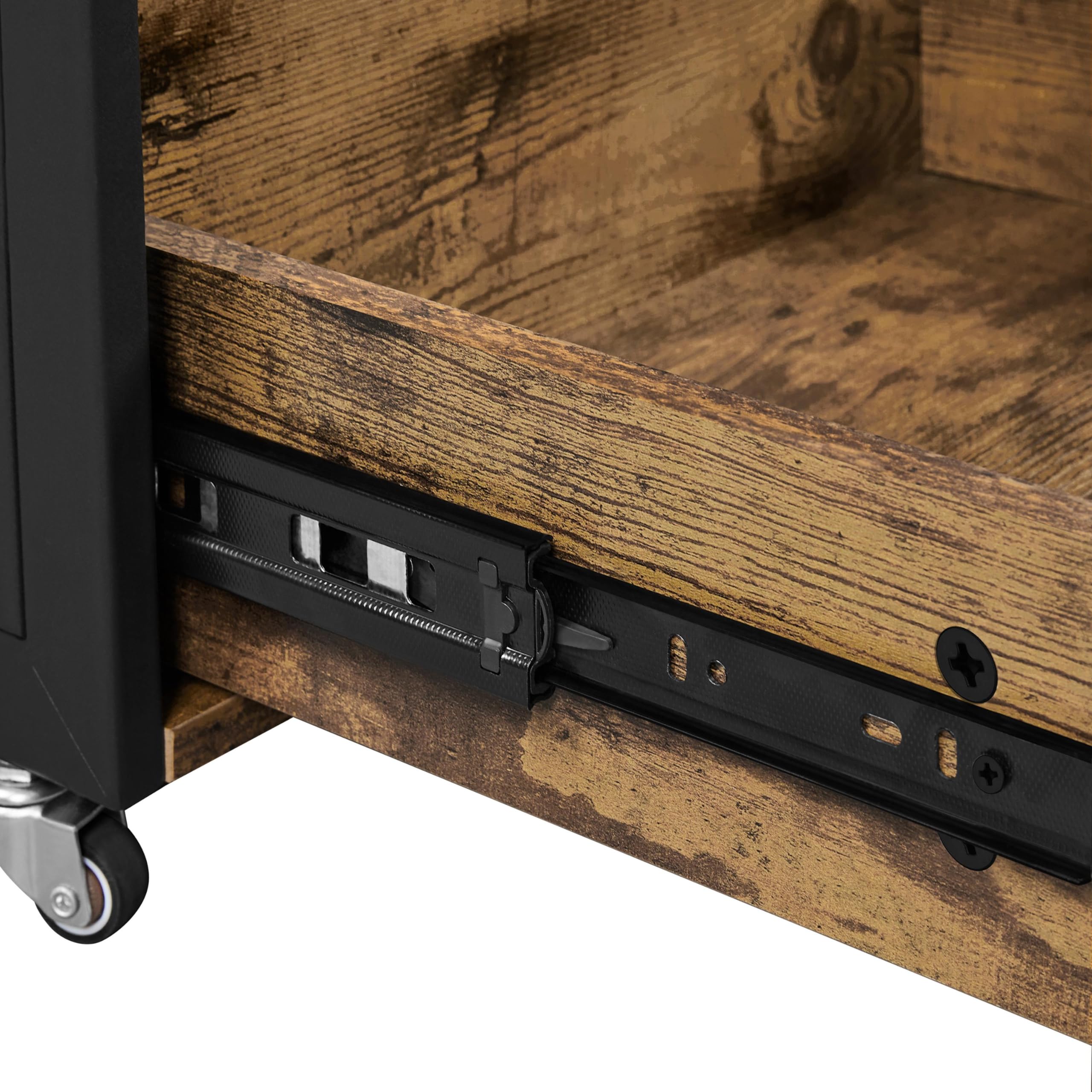 Tectake Rolcontainer Vagur - 2 Afsluitbare Lades - Wit