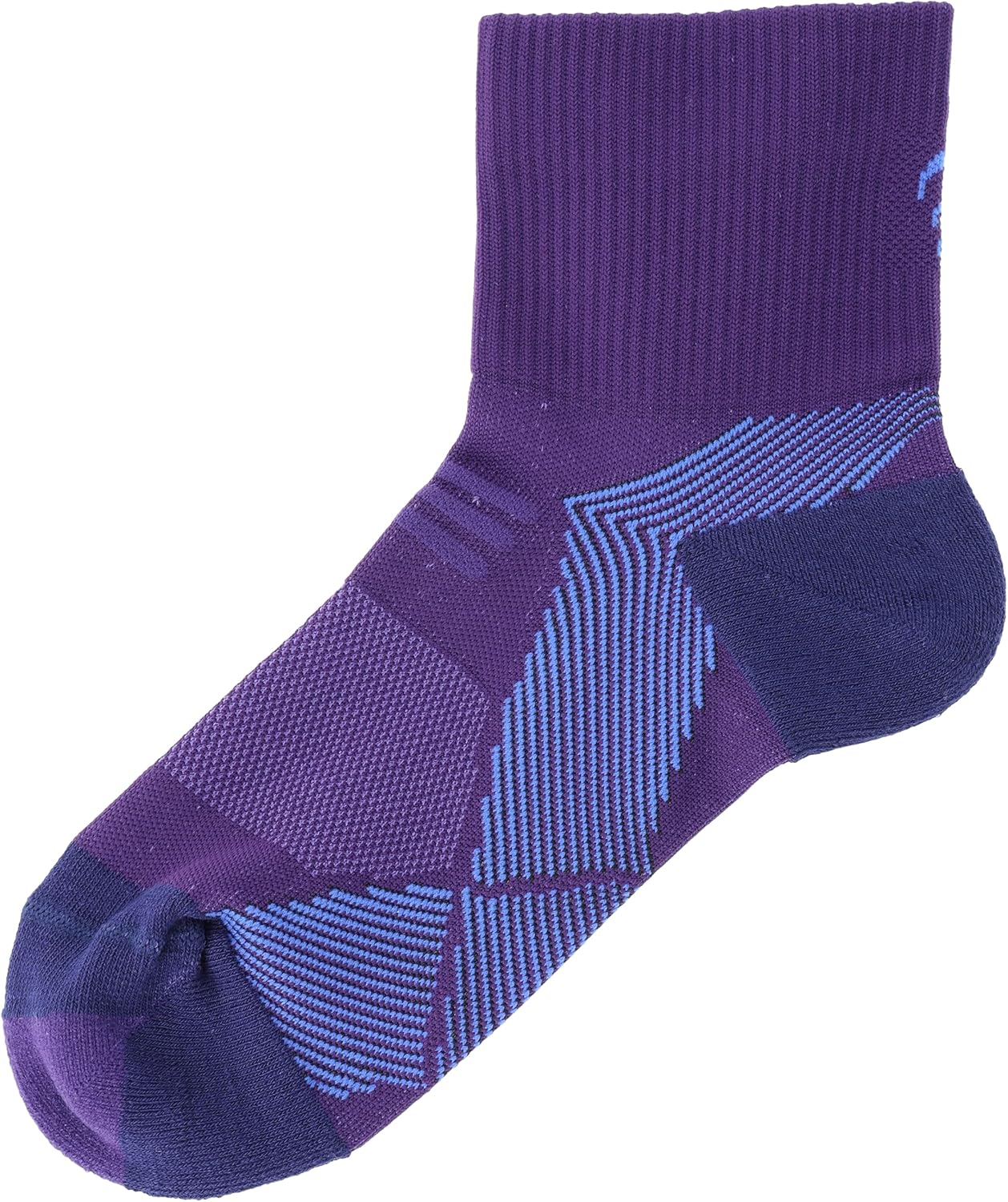 Amazon | [Goldwin] C3fit Arch Support Quarter Socks BLUE 4