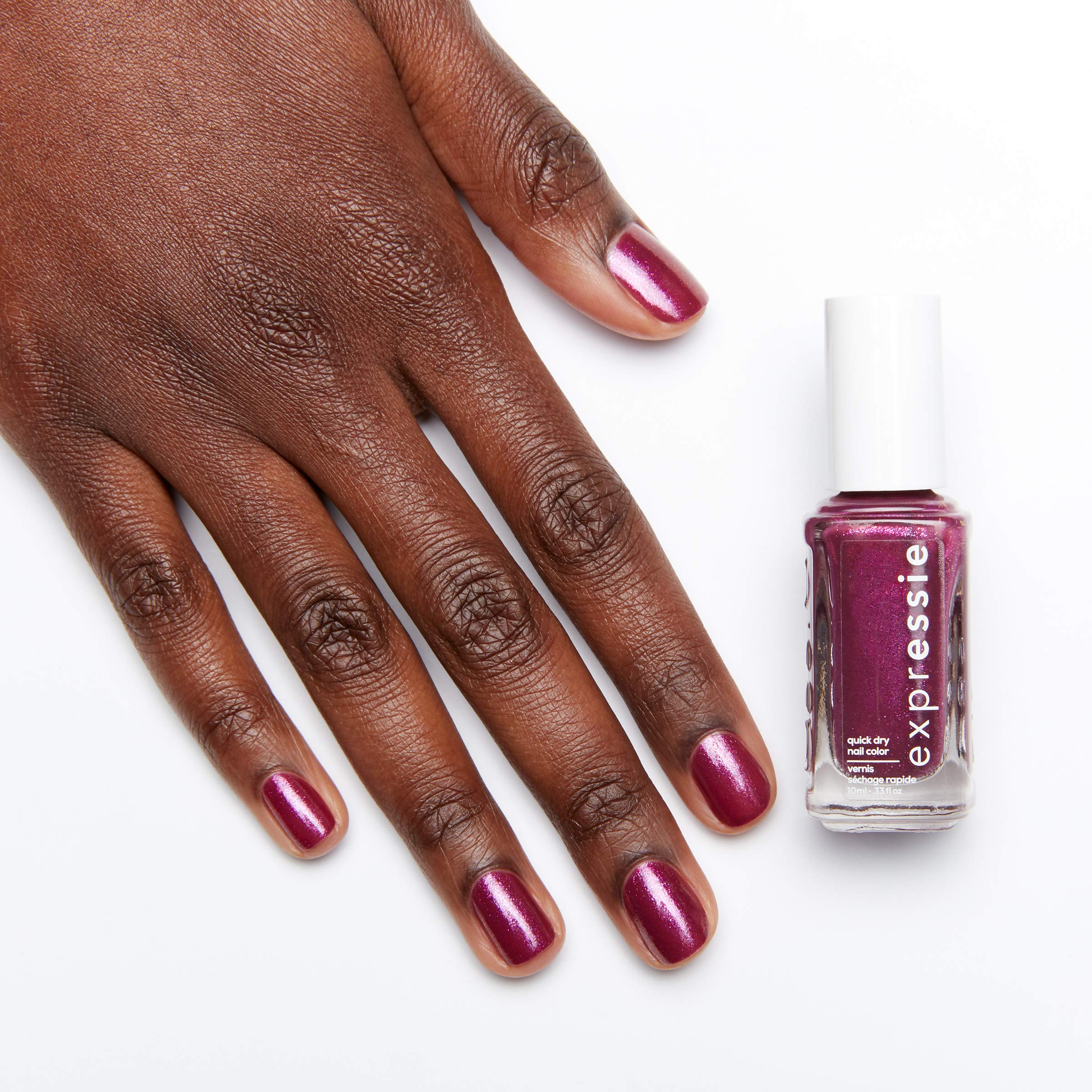 essie Nail Polish, Magenta Pink, 0.33 Ounce | Quick-Dry | Vegan | Expressie | Pack of 2: 0.33 Fl Oz (Pack of 2) Pink