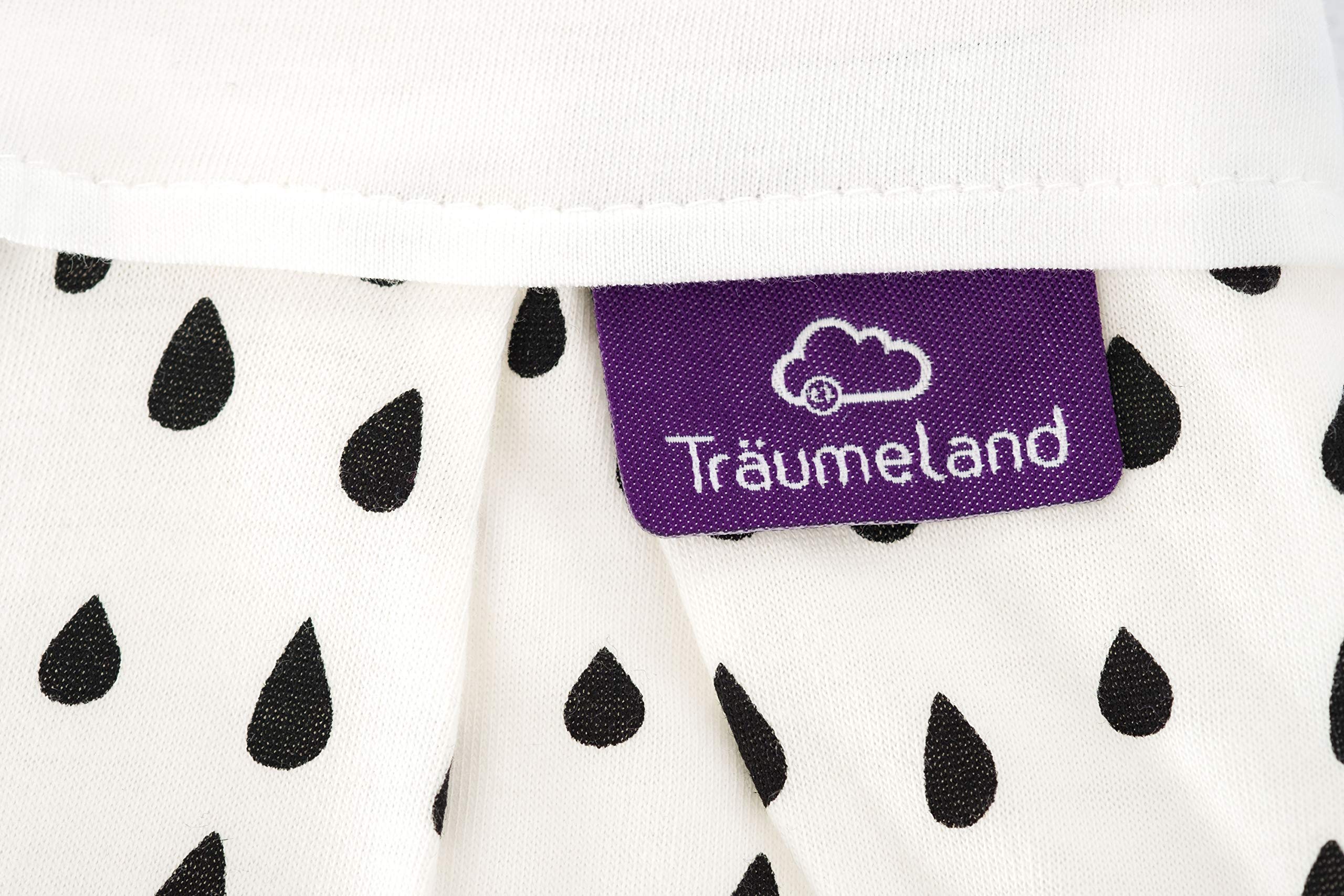 Träumeland S0102607 Außenschlafsack LIEBMICH Tropfen Ozeanblau 80/86, mehrfarbig