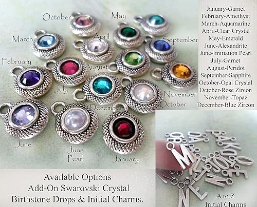 Miniatura 7 de Patron Saint of Babies and Infants, St. Philomena, Necklace, Keychain or Clip, Get Well Catholic Jewelry, Customize with Initial or Swarovski