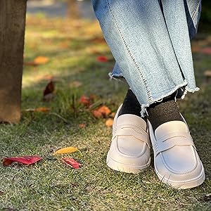 Amazon | [heureux] お仕事でもサクッと履ける スニーカーみたいな超