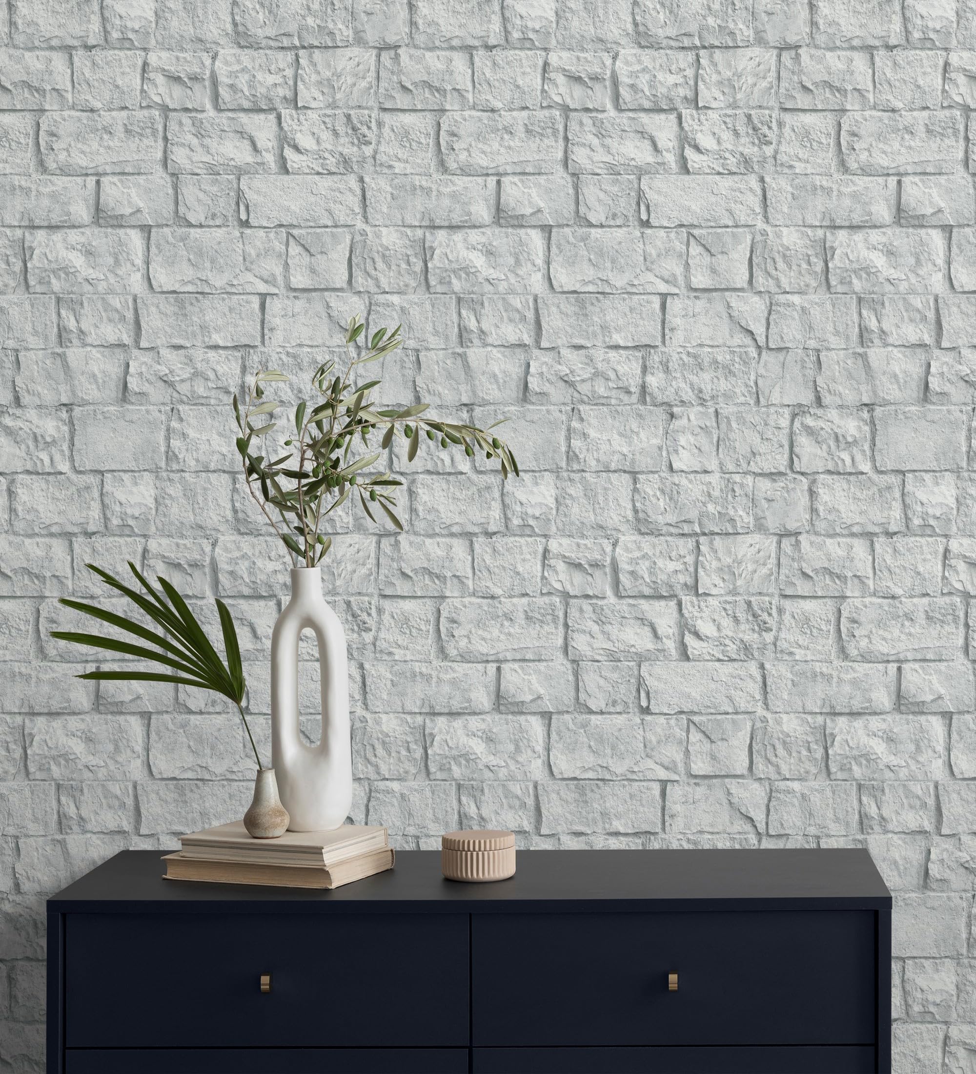 Papier peint vinyle briques GAULAN 682656 | Rouleau 10m x 0,53m lavable