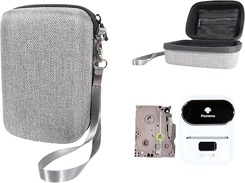 CaseSack Estuche de impresora de etiquetas para impresora térmica inalámbrica portátil Phomemo M110, M02, M02S