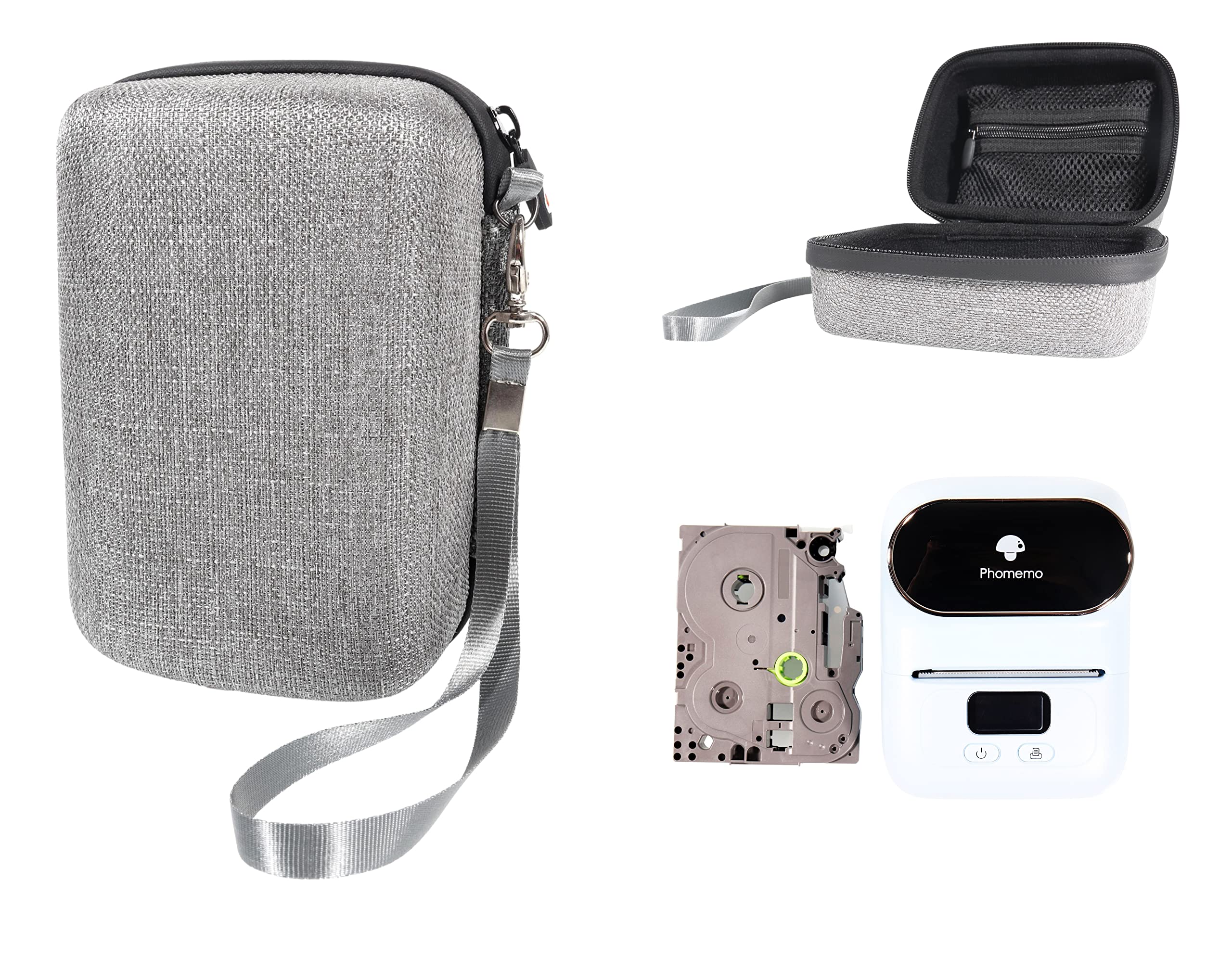 CaseSack Label Printer case for Phomemo M110, M02, M02S Portable Wireless Thermal Label Printer-image-49
