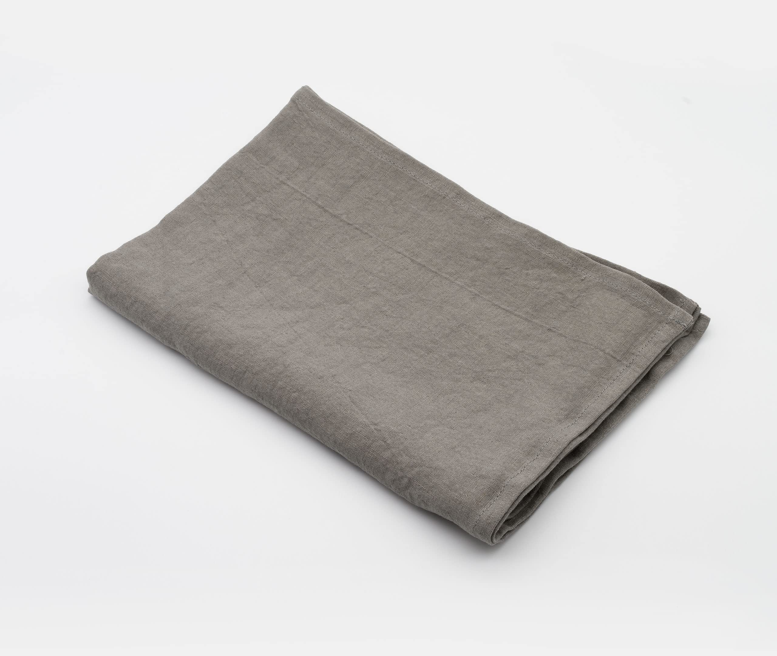 SyuRo - Strofinaccio in lino intrecciato a mano, colore: grigio