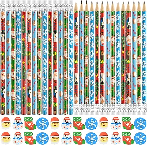 Miniatura 6 de 48 lápices de Halloween con 48 piezas de borradores de calabaza 3D a granel para niños, estudiantes, bolsas de regalo, regalos para oficina,