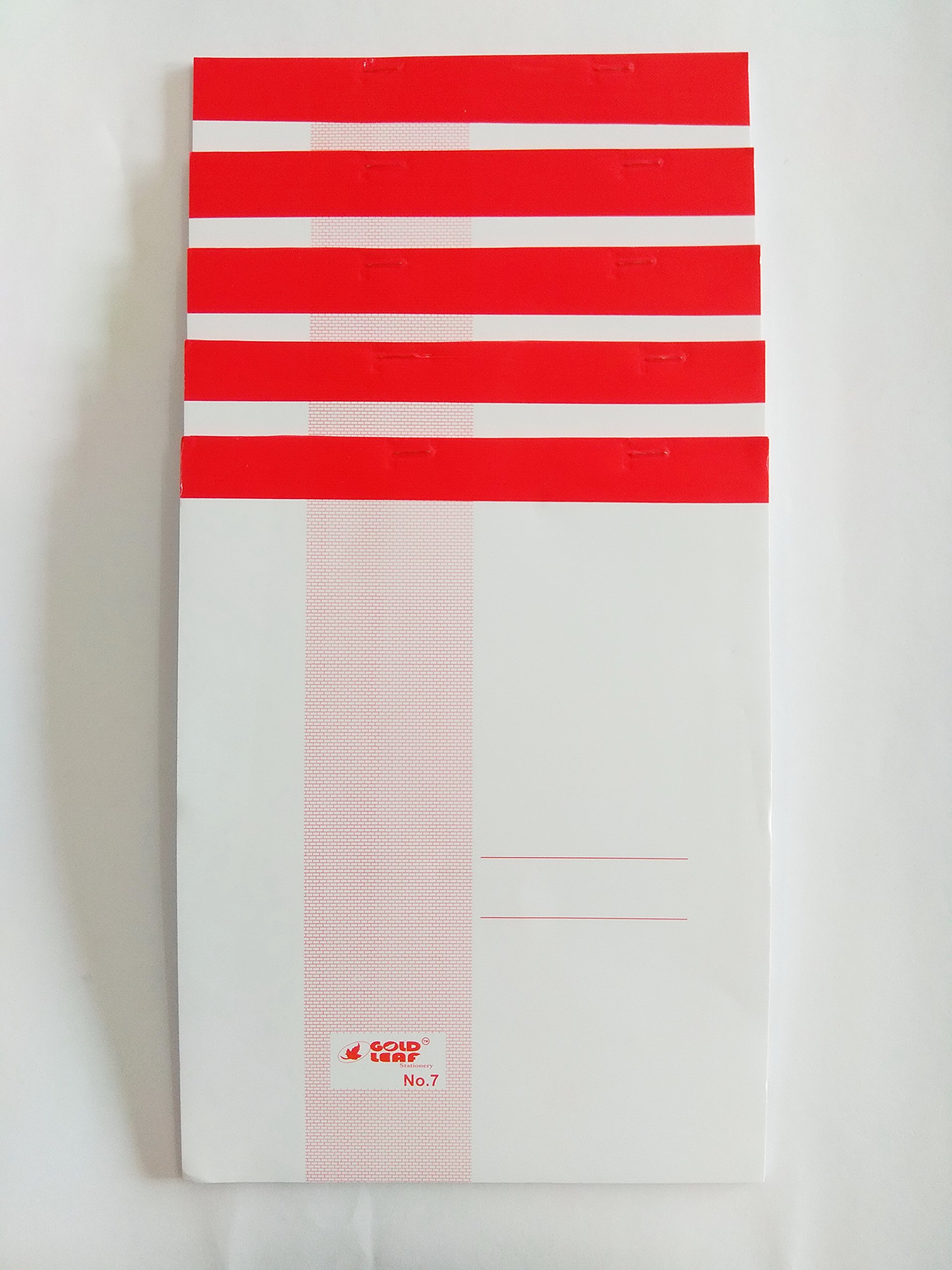 GOLD LEAF Writing Pad Set of 5