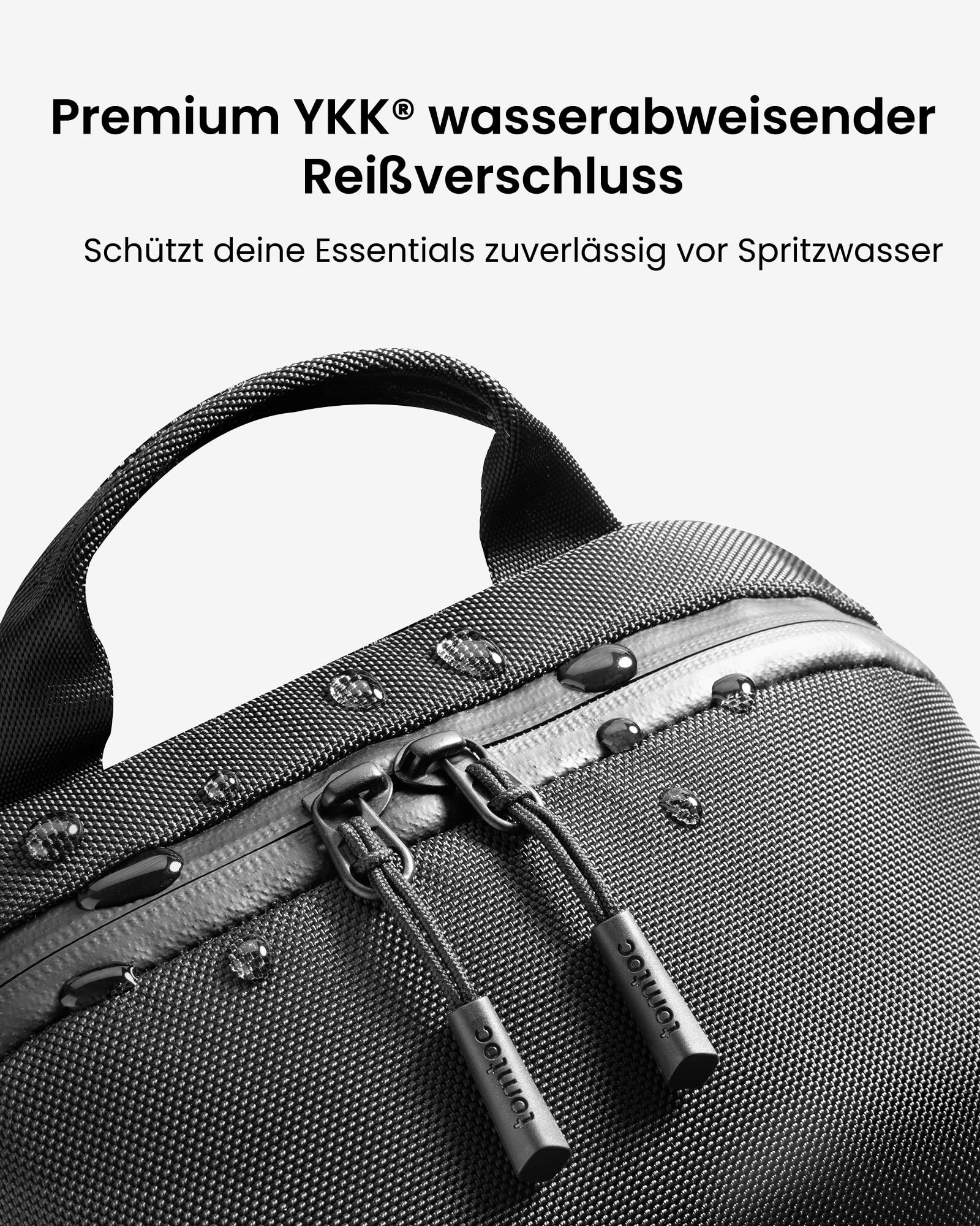 tomtoc Herren Umhängetasche Sling Bag passt für 14-Zoll MacBook Pro M5/M4/M3, 13-Zoll MacBook Air M4 (2025), iPad Pro M5/M4 13", wasserabweisende Crossbody Bag Brusttasche Schultertasche Tagesrucksack