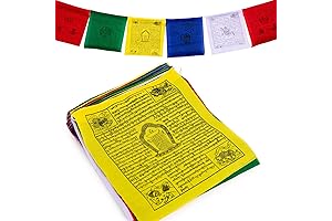 Handmade Tibetan Buddhist Prayer Flags for Good Luck and Joy