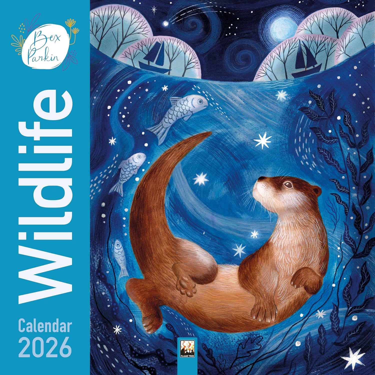 Bex Parkin Wildlife Wall Calendar 2026 (Art Calendar) Amazon.co.uk