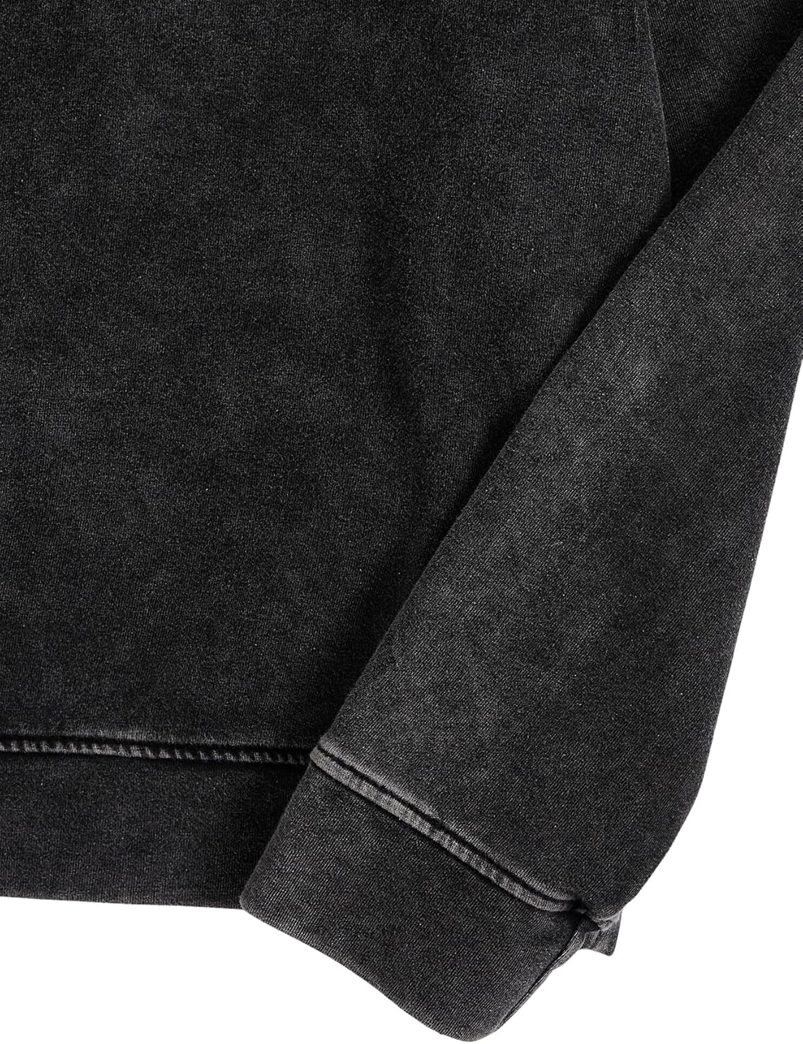 WDIRARA Men's Y2k Letter Graphic Distressed Long Sleeve Hoodie Vintage Hipster Loose Fit Hooded Sweatshirt - Image 4