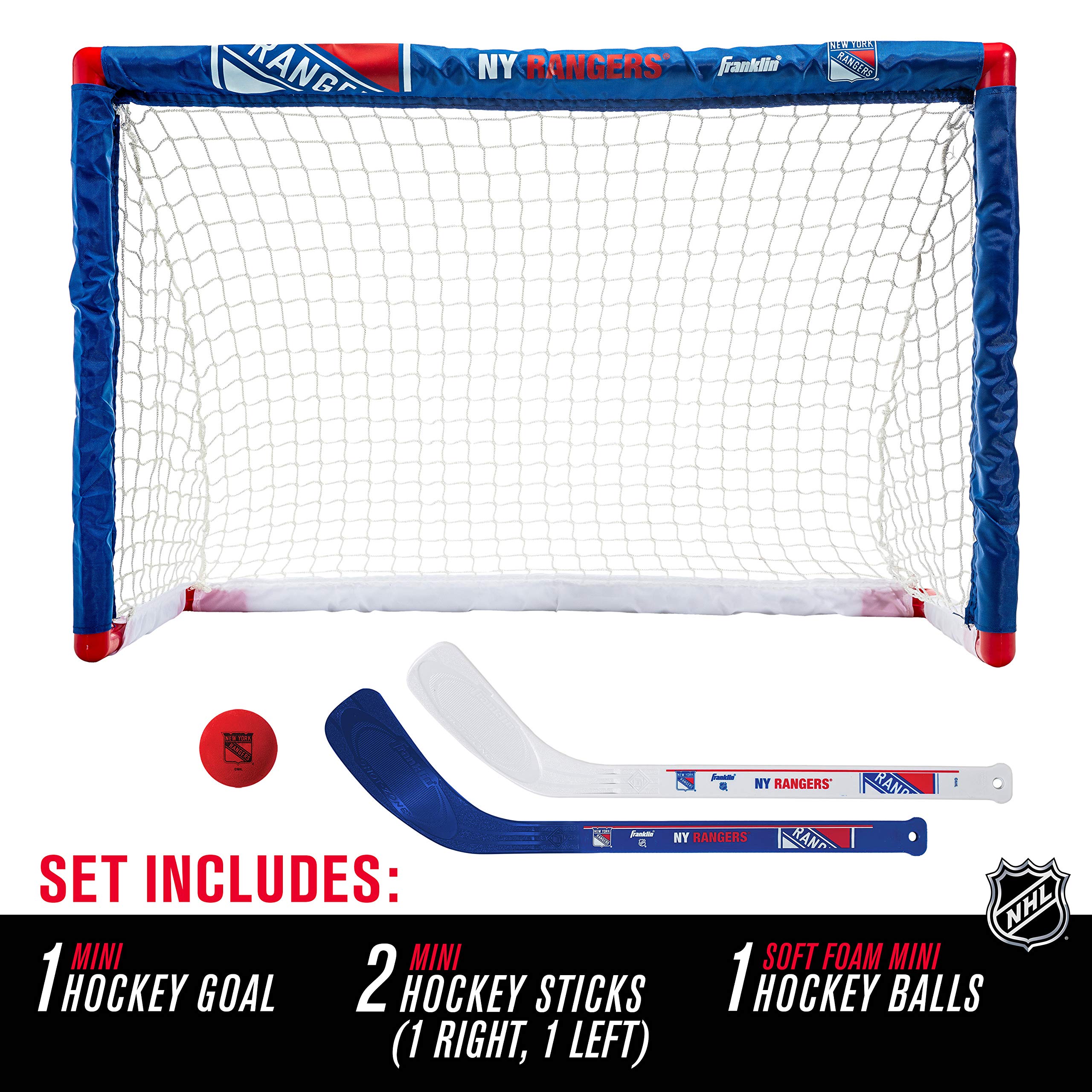 Set para jugar a hockey de  NHL, incluye 2 palos y un balón de espuma, talla única 2