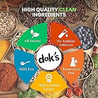Vista 5 de DAK's Spices Super Greek - Condimento sin sal para mejorar cualquier comida
