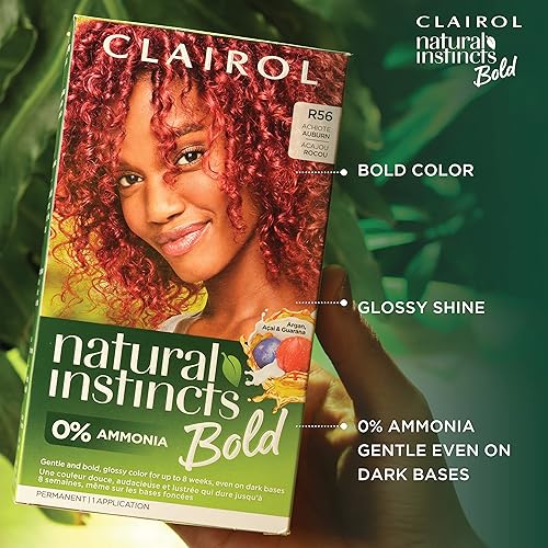 Miniatura 6 de Clairol Natural Instincts Bold - Tinte permanente para el cabello, color violeta passiflora V26, paquete de 1 unidad