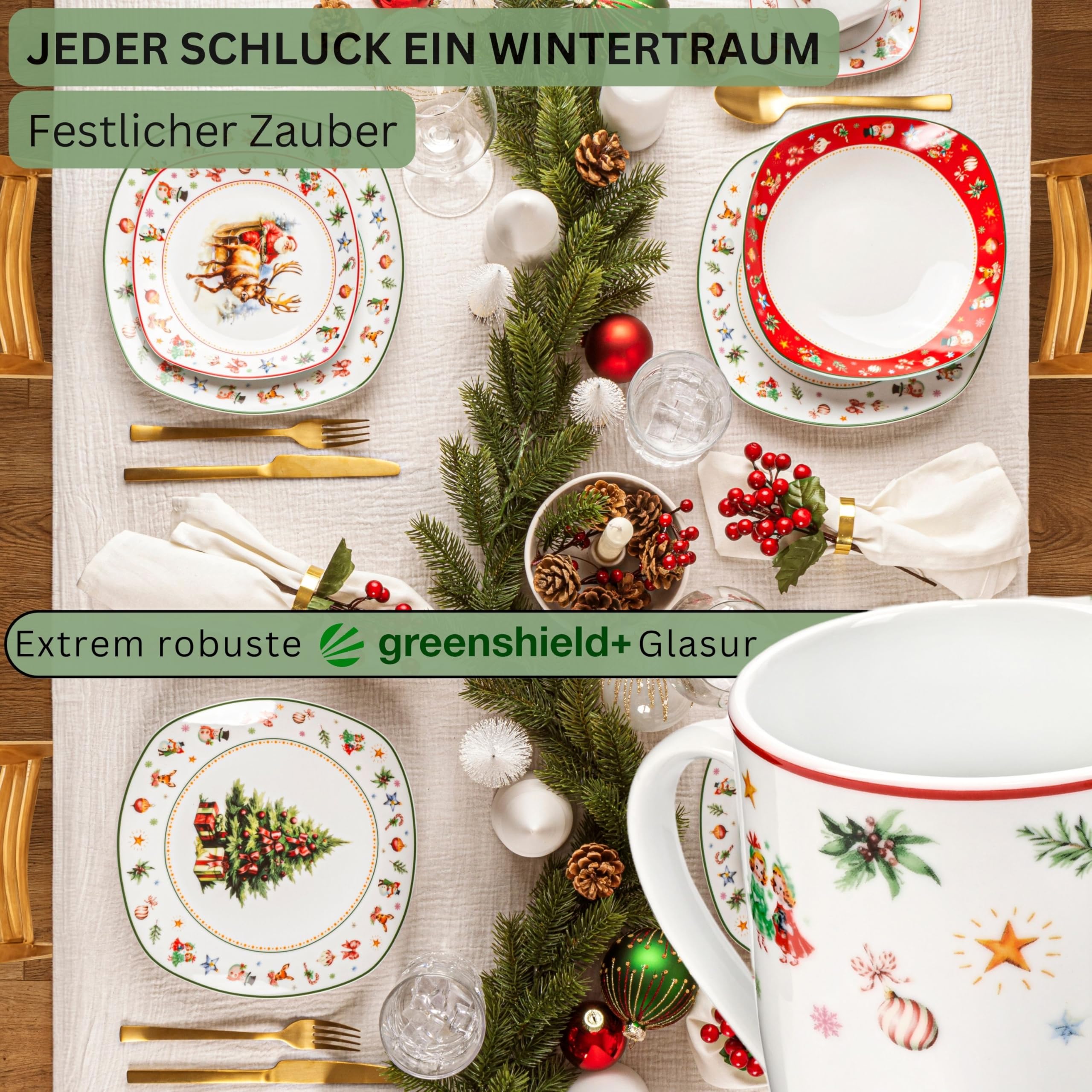 Sänger Kaffeetassen Set Bilgola Christmas Design 6 tlg – Bild 3