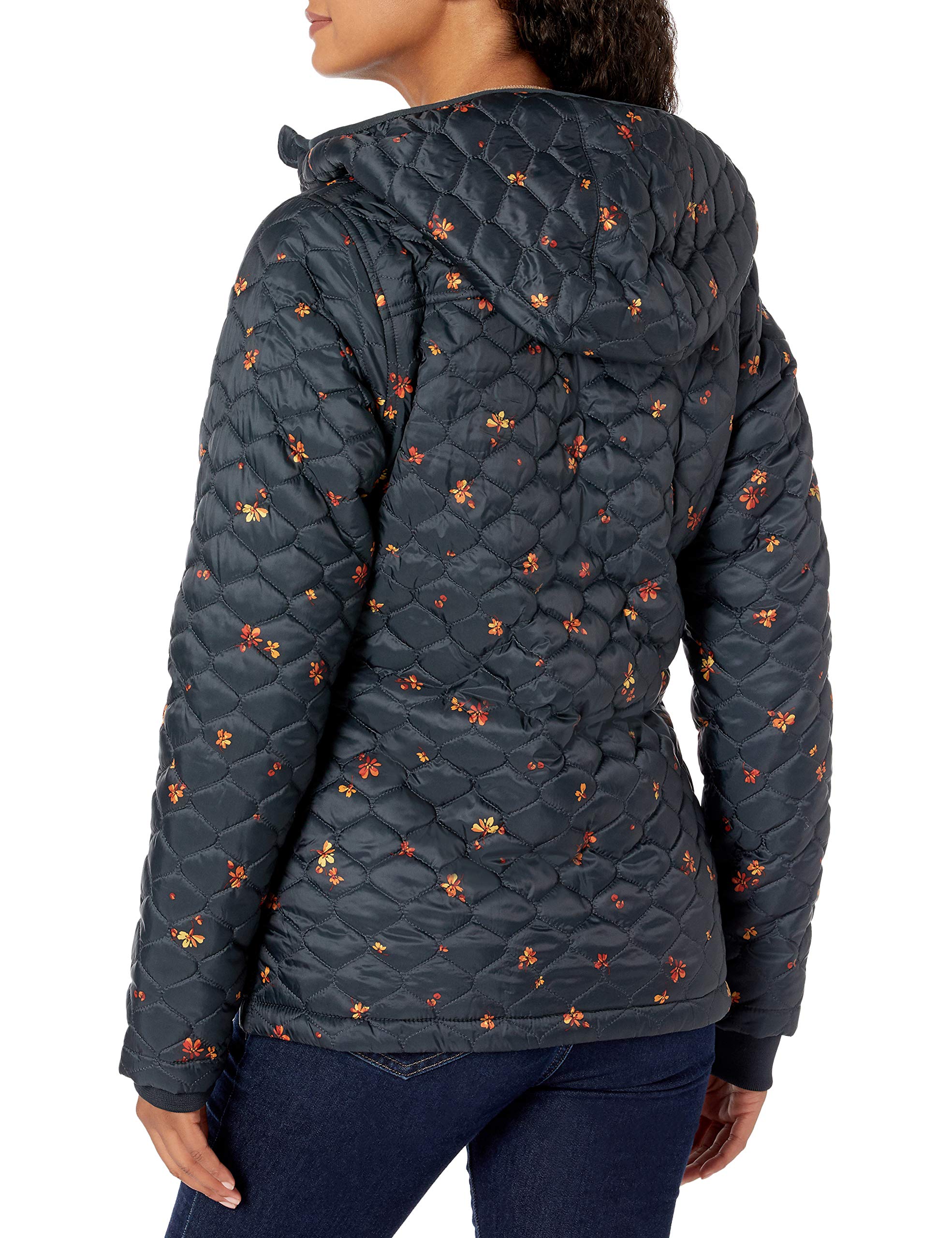 Amazon Essentials Piumino Leggero Trapuntato con Cappuccio Foderato in Sherpa Impermeabile con Cerniera Integrale Donna