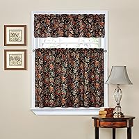 Vista 51 de Waverly Maldives - Juego de edredón de 3 piezas, tamaño matrimonial/queen, ropa de cama de percal de poliéster ligero en porcelana