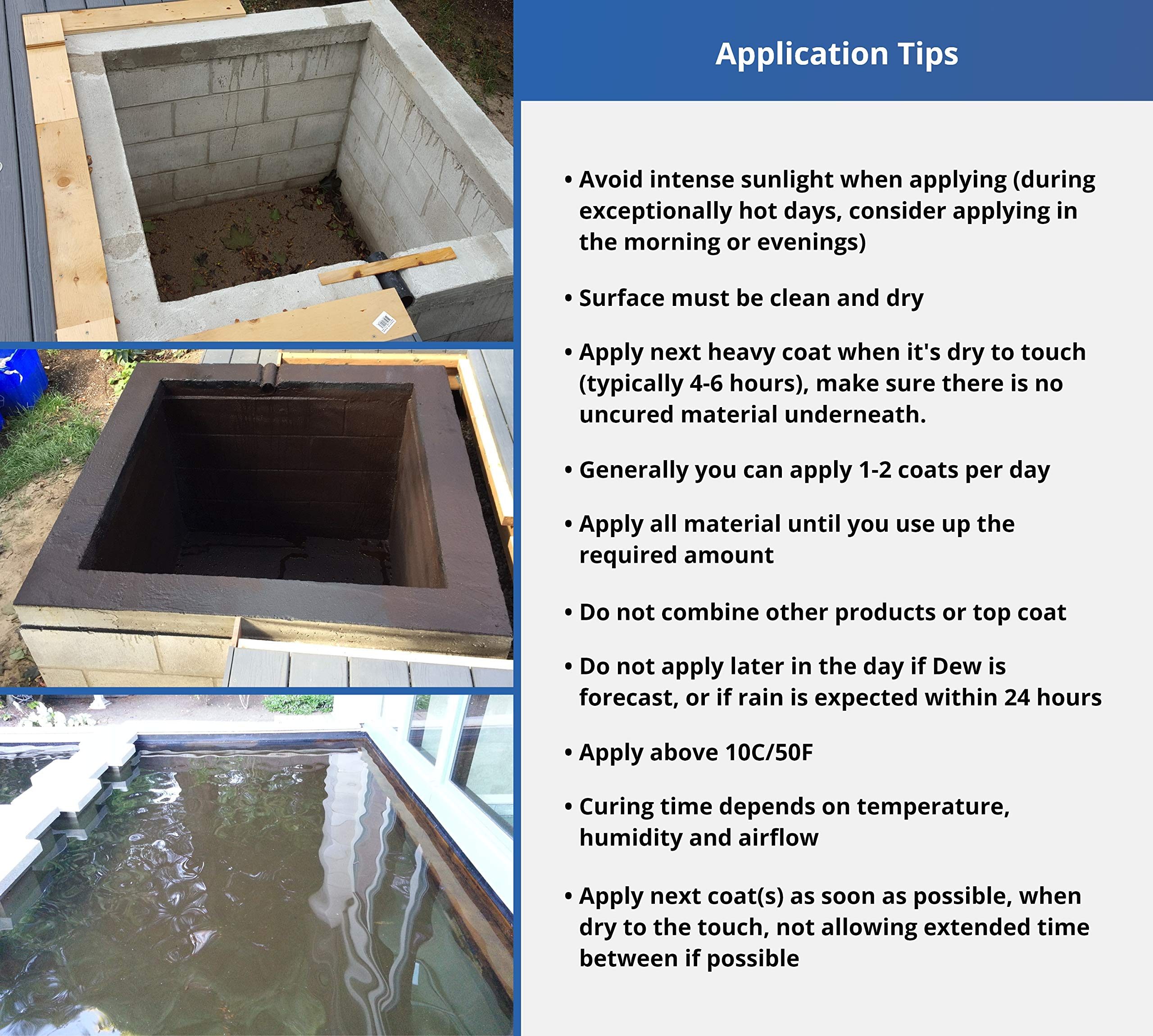 Buy Liquid Rubber NeoPond Waterproof Pond Sealant Fish and Plant Safe