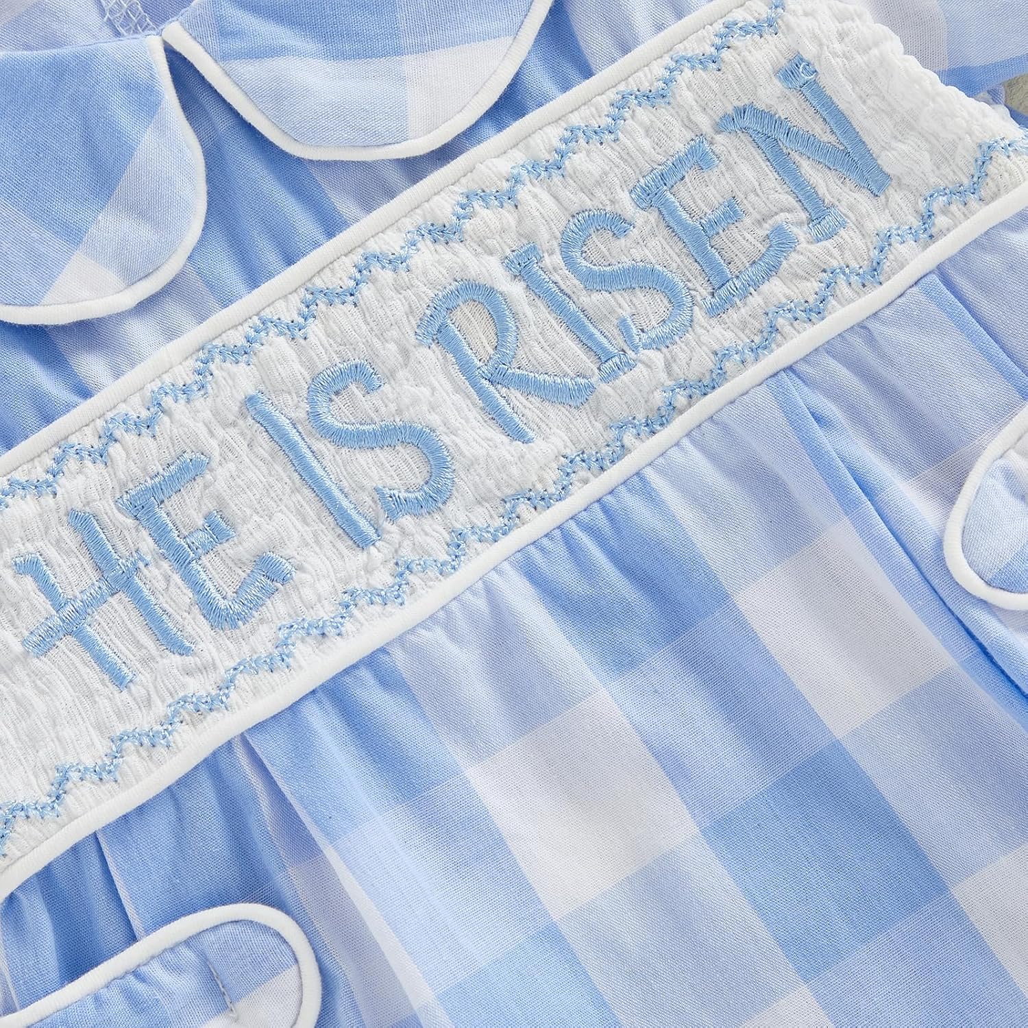 BemeyourBBs Newborn Baby Boy Easter Outfit Doll Collar Bubble Romper Short Sleeve Jumpsuit Cute Infant Boy Clothes - Image 6