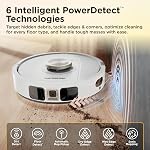 Shark PowerDetect ThermaCharged Aspirateur robot & Mop 2‐in‐1 avec laver la mop chauffée & Base sèche, NeverTouch Pro L'auto-approvisionnement & Nettoyage libre jusqu'à 60 jours, blanc, AV2900XE