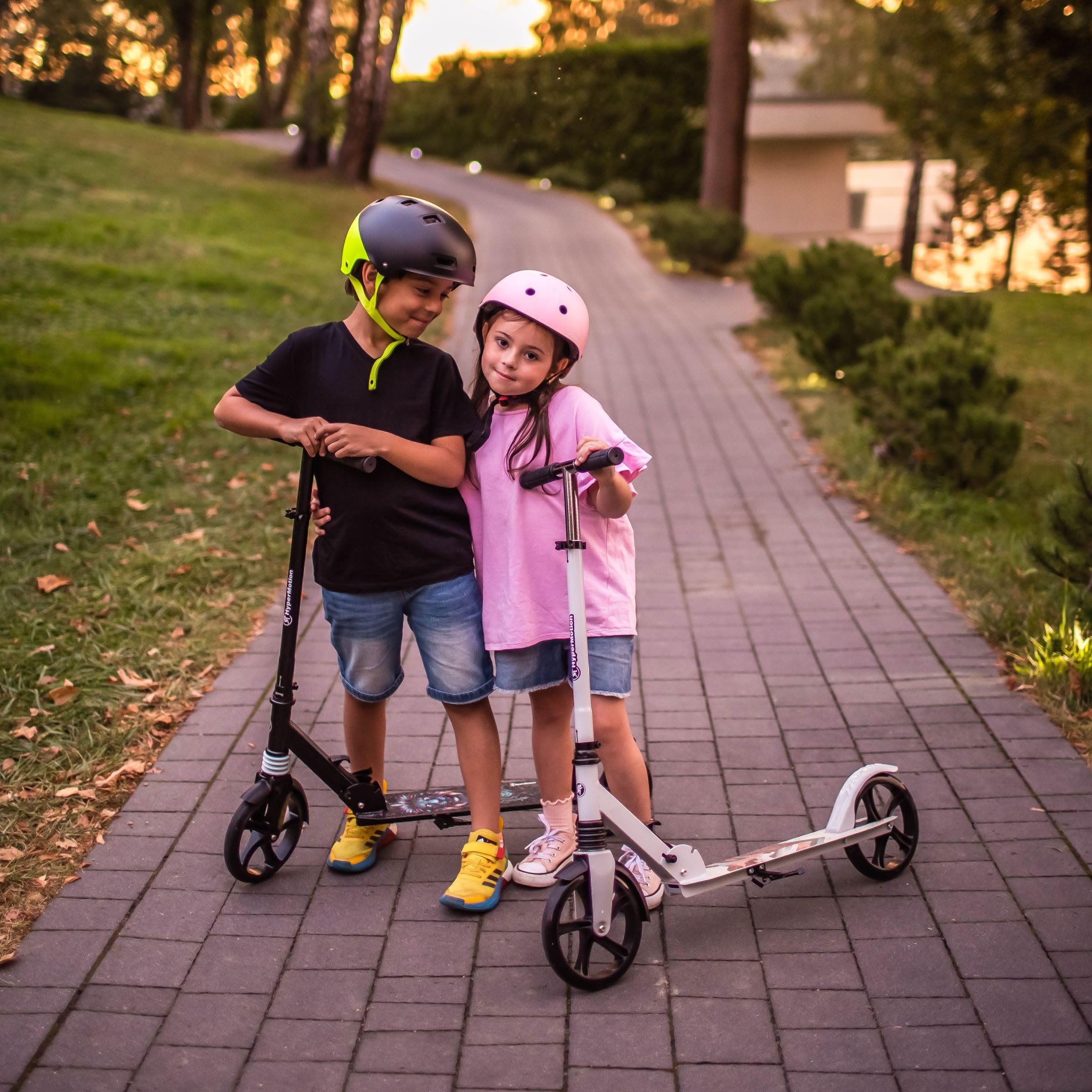 HyperMotion Vibe Monopattino Pieghevole per Bambini 7+ e Adolescenti, Ruote 200 mm