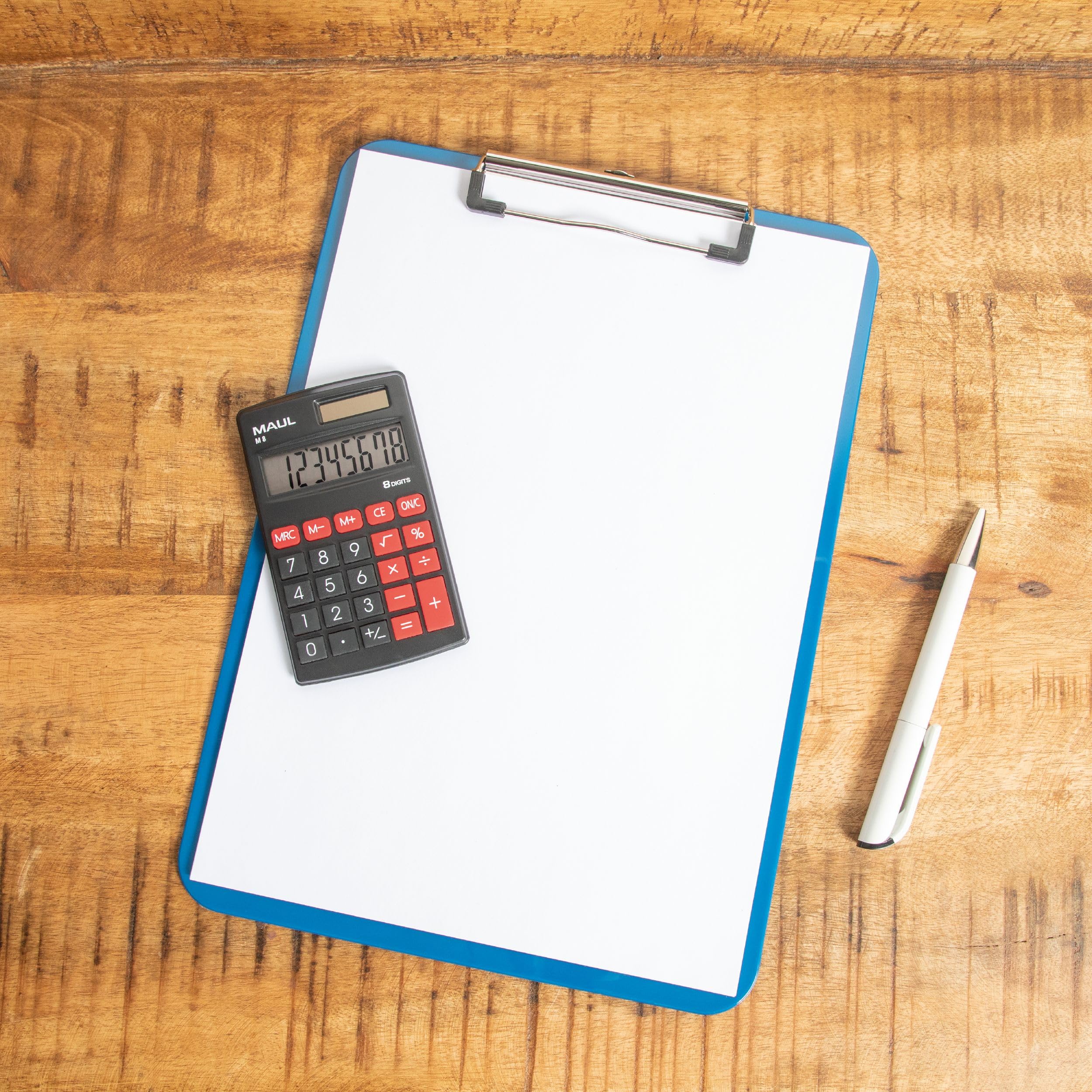 Mengshen Calcolatrice Da Tavolo Grande Batteria Solare A Doppia - Foto 8