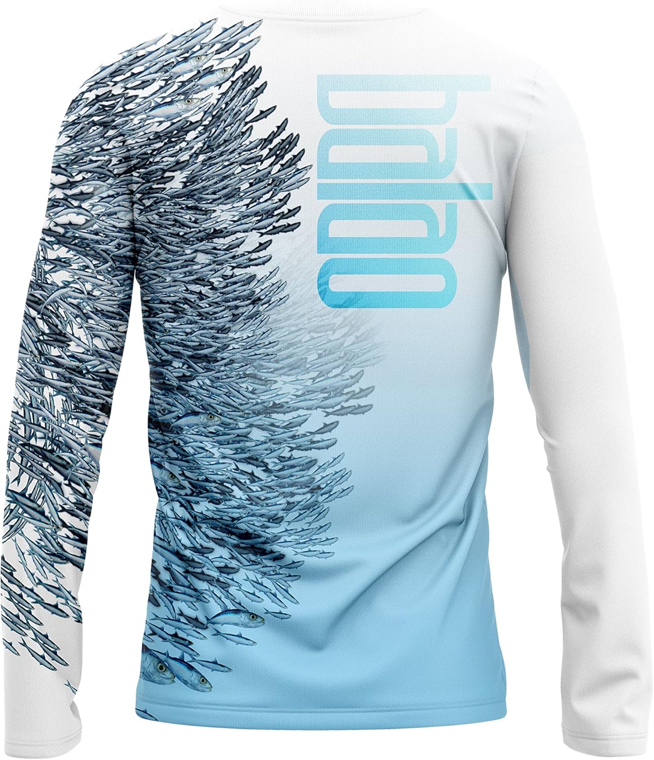 Made in USA Fishing Shirts for Men Long Sleeve Lightweight Dri Fit UPF 40+ Sun Protection Quick Dry Running Hiking Tshirts - Image 2