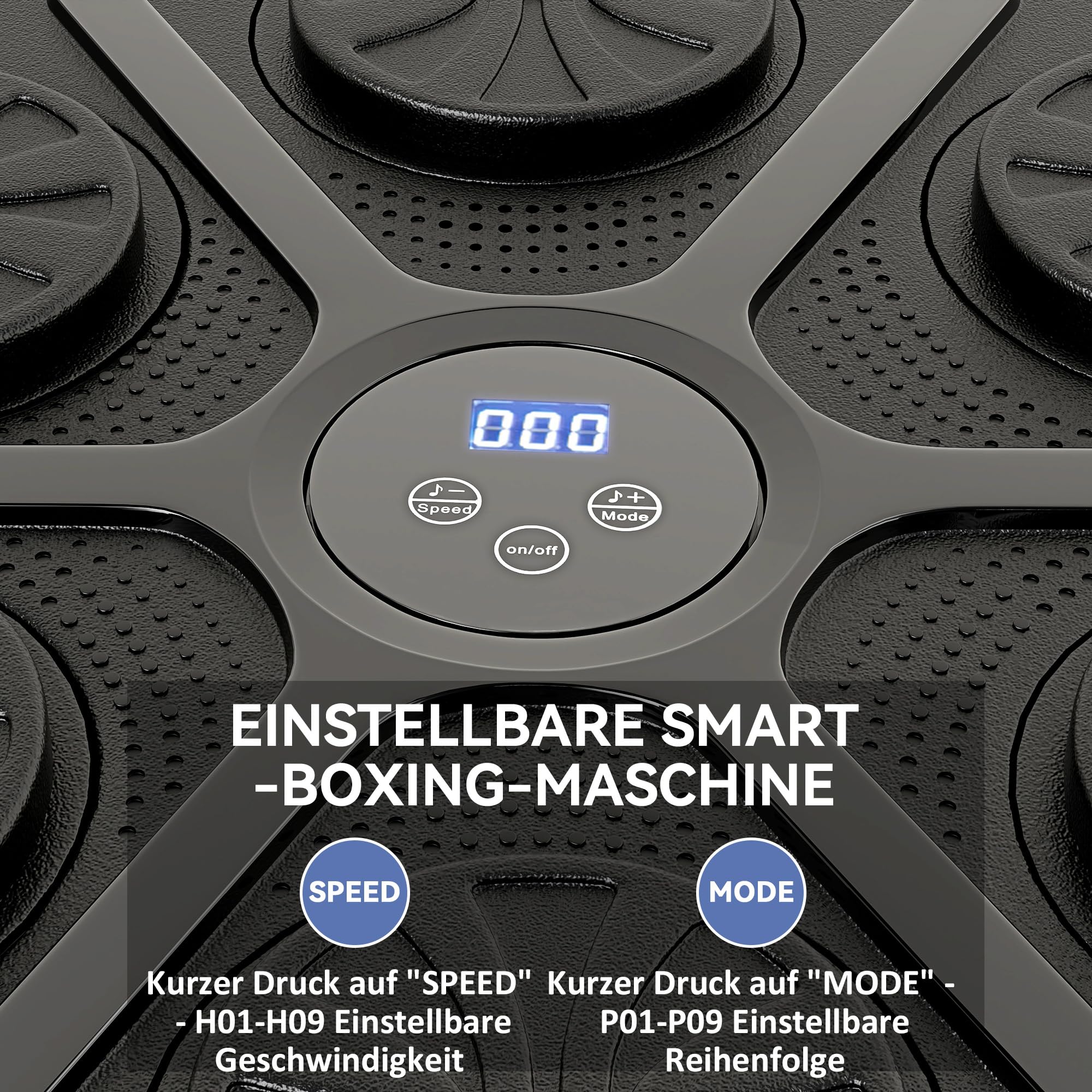 Maszyna do boksu z muzyką, Bluetooth, LED, elektroniczna