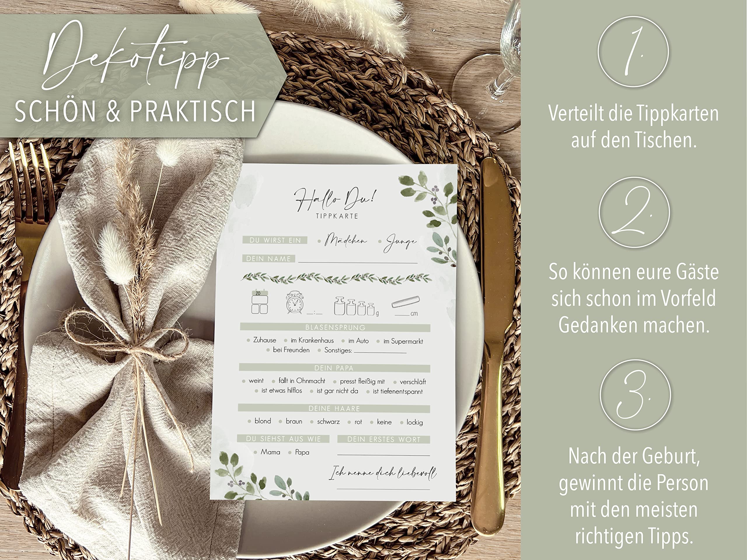 Unieke invulkaarten voor de babyshower | Meisje - BabyshwerLatenOrganisere
