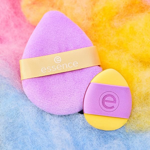 essence WHAT THE FLUFF?! powder puff, Make-up Schwämmchen, Nr. 01, Nanopartikel frei, 1er Pack (2pcs) - 3