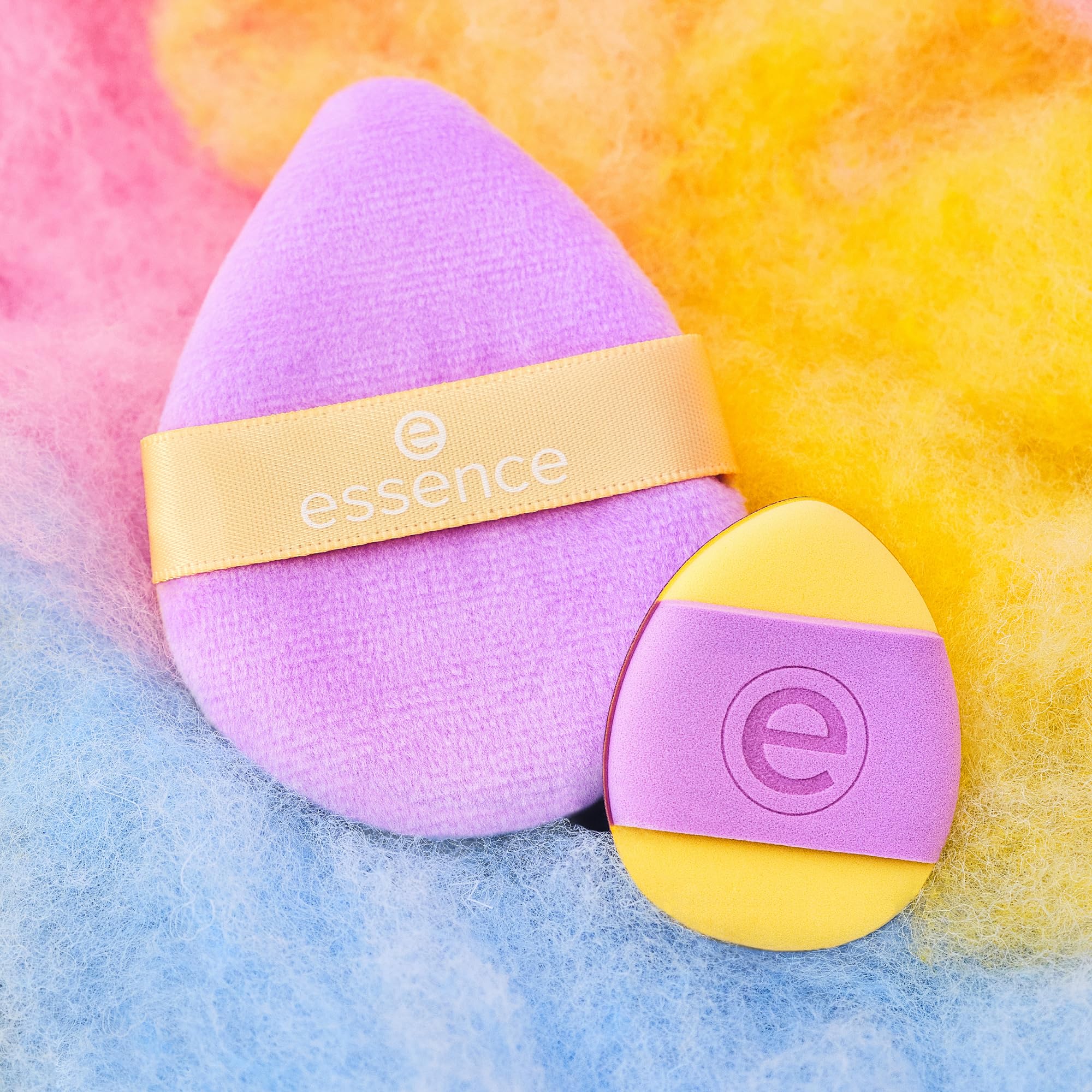 essence WHAT THE FLUFF?! powder puff, Make-up Schwämmchen, Nr. 01, Nanopartikel frei, 1er Pack (2pcs) - 3