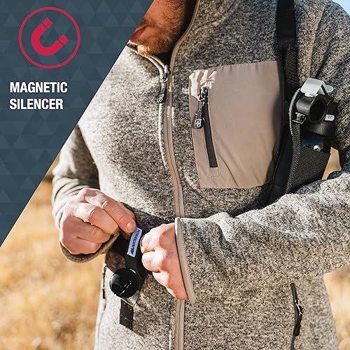 Miniatura 7 de Frontiersman - Campana para oso con silenciador magnético  Ayuda a prevenir el encuentro con osos durante su caminata  Reduce el riesgo de ataque.