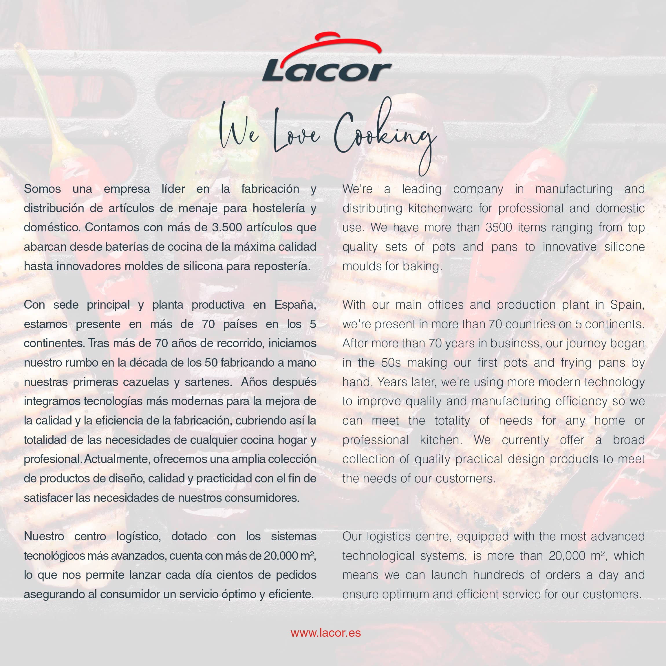 Lacor 60260 - Custodia per utensili barbecue, interno foderato, contiene 5 | Utensile professionale duraturo; progettato per prestazioni ottimali e una pulizia rapida in lavastoviglie