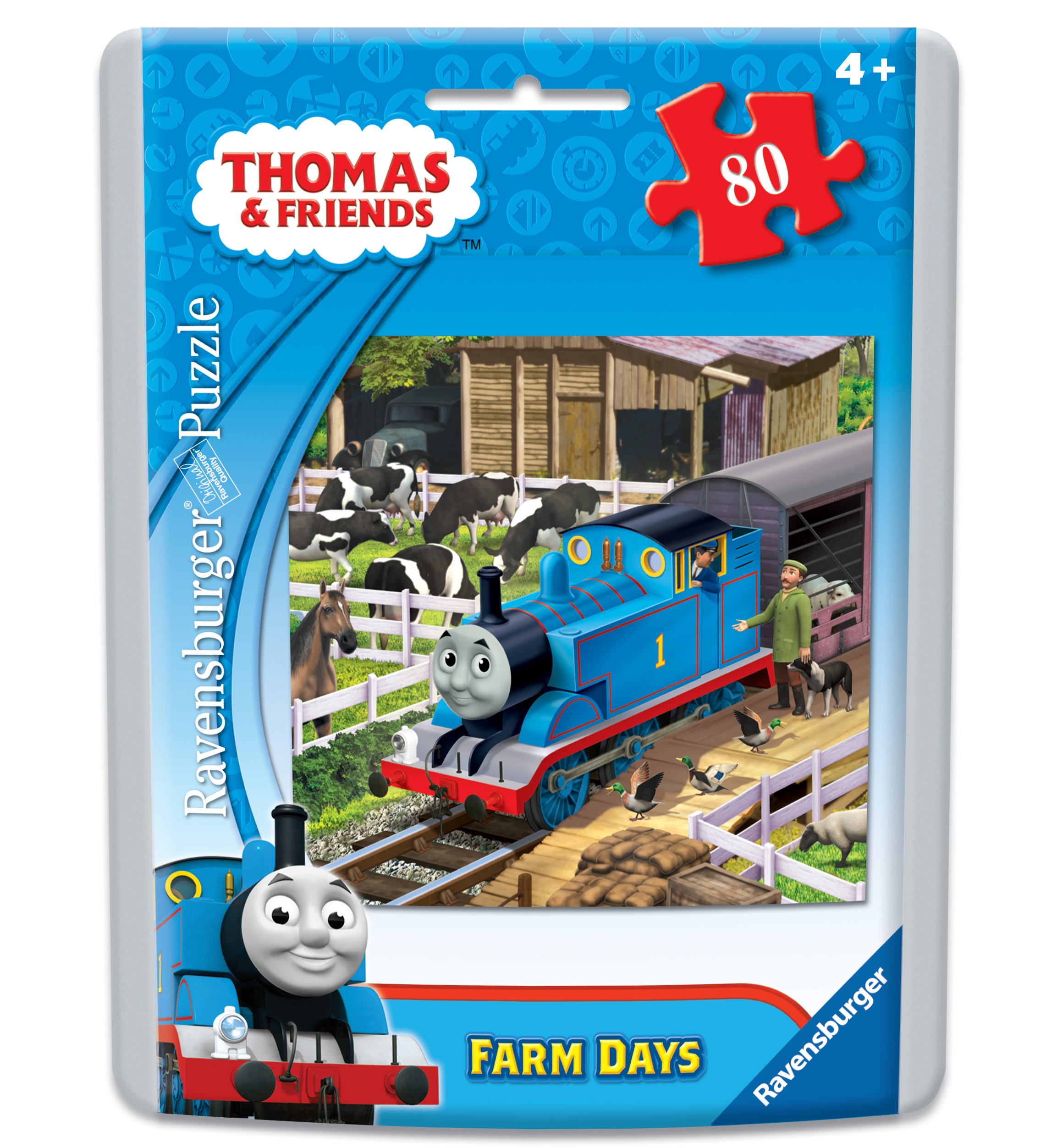 Thomas & Friends Farm Days Puzzle in an Easy-Seal Pouch, 80-Piece