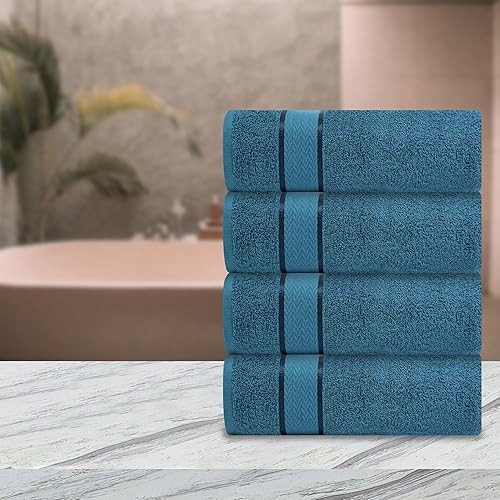 Miniatura 3 de Toallas de baño de lujo  100% algodón  Ultra suaves, afelpadas, gruesas, esponjosas, altamente absorbentes, de secado rápido, para el hogar,