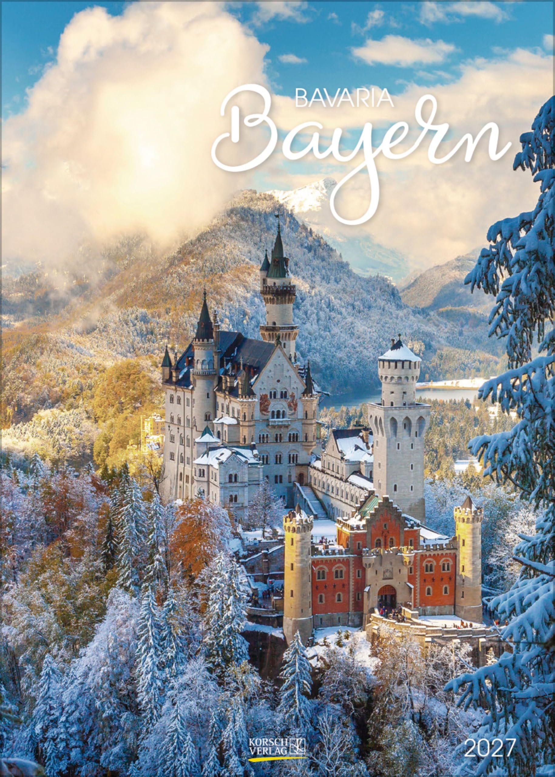 Bayern 2027: Wandkalender mit Fotos von Bayern. Format 30 x 42 cm.