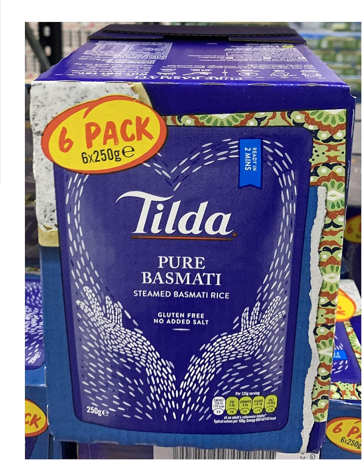 Tilda Microwave Pure Basmati Rice, 6 Count Amazon.co.uk Grocery