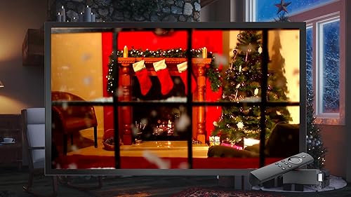 Frosty Logs Harmony Oasis - Queda de neve aconchegante, lareira crepitante e ambiente de vento relax
