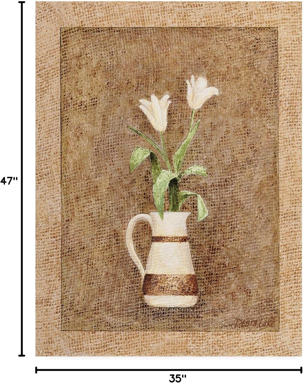 Trademark Fine Art Flowers in a Vase by Debra Lake, 35x47