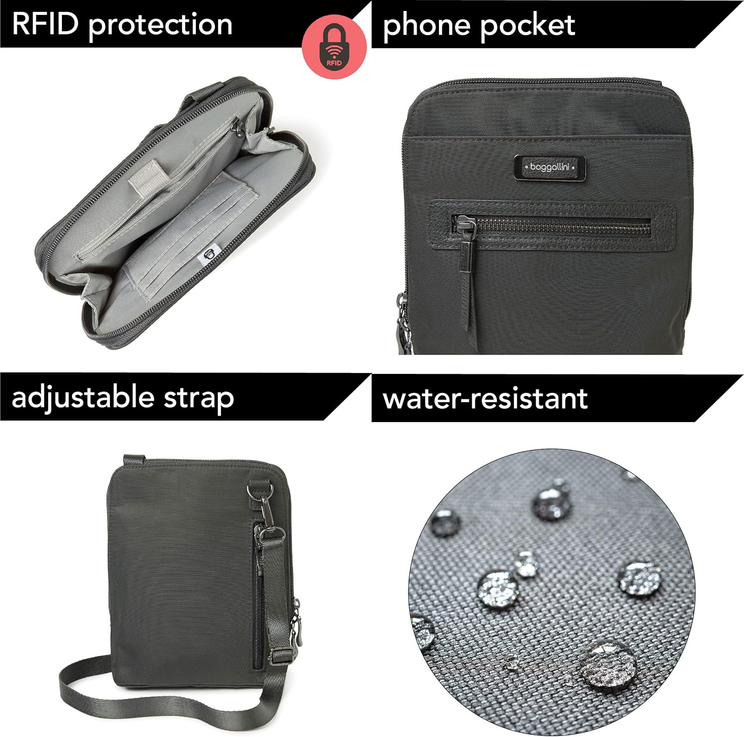 Vista 3 de Baggallini Bandolera