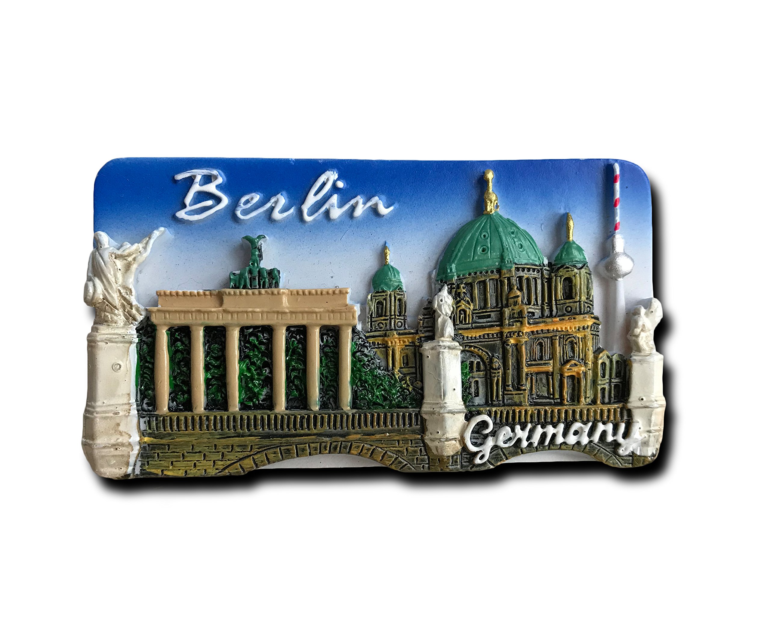 Magnete Frigorifero 3D Berlino 10cm – Souvenir Turistico In Resina, Porta, Germania