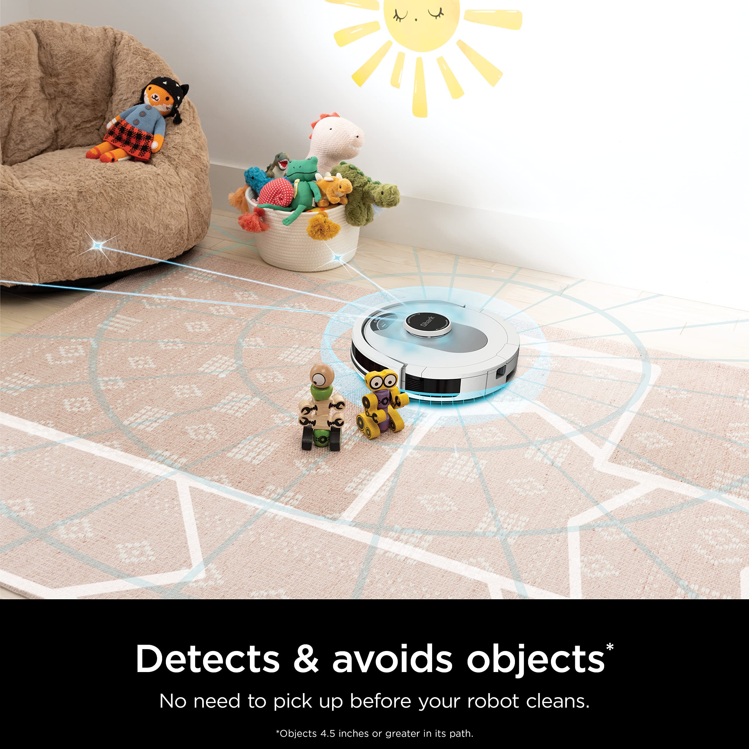 AV2511AE/AV251WA AI Ultra Robot Aspiradora, con Matrix Clean, mapeo del hogar, capacidad de 60 días, base autovaciante sin bolsa, perfecta para pelo de mascotas, Wifi, compatible con Alexa, 6