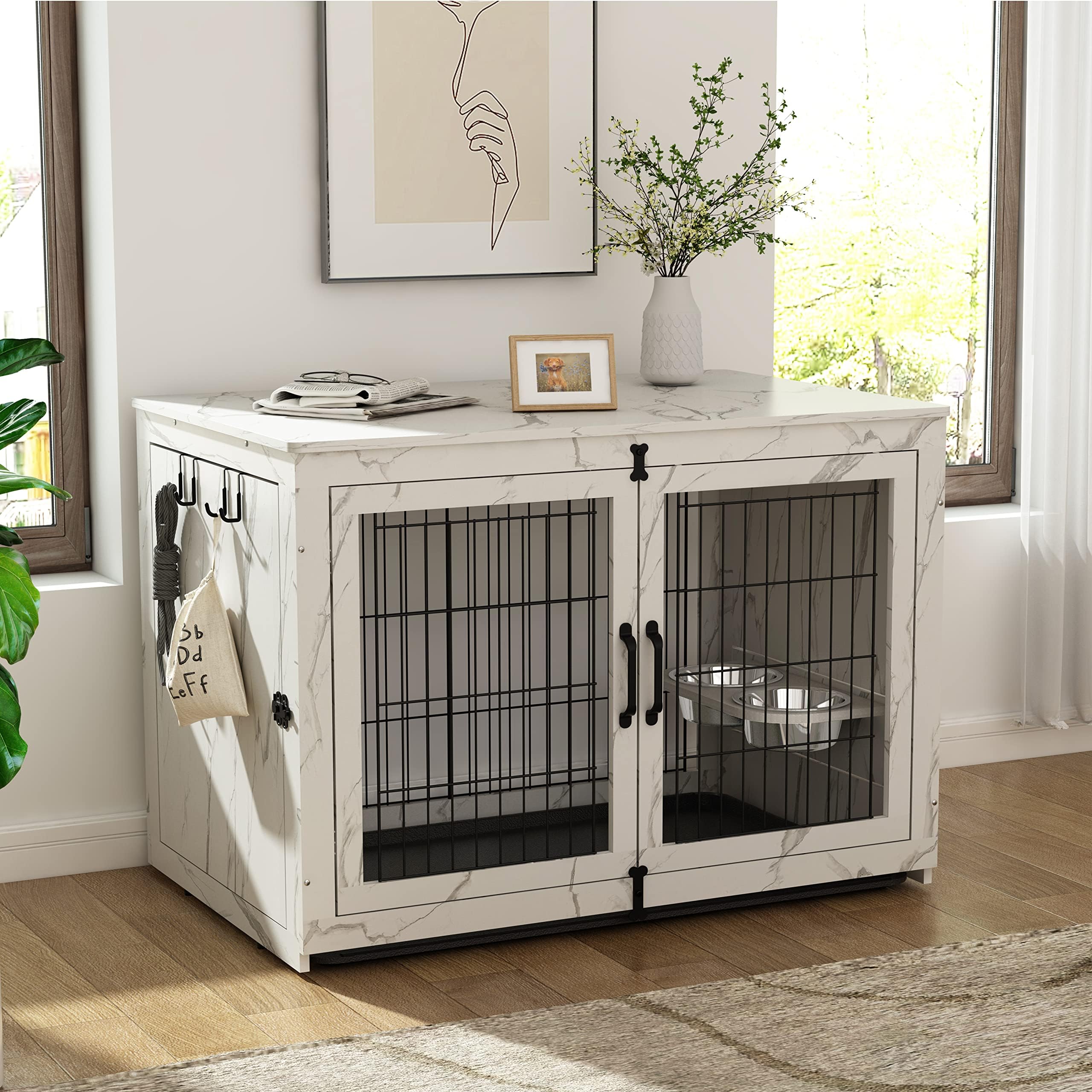 Lucky Dog Dwell Series Sliding Door Dog Crate 36
